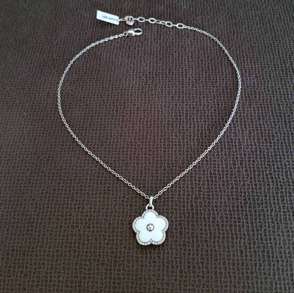 Brighton "Dazzling Love"♥️ White Flower🌸 Pendant Necklace - NWT - Picture 8 of 15